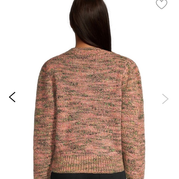 Isabel Marant Puff-Sleeve Marled Sweater. Size 8. New with Tags. - Picture 2 of 3